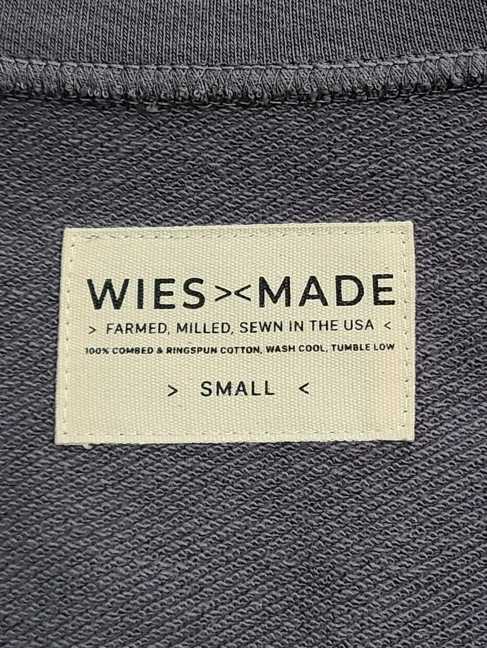 Wies Made Men's Bodega Shawl Cardigan French Terry Pebble Gray Size S EUC!